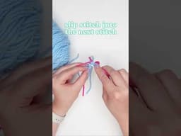 Easy Crochet Chain Flower 🌸| Beginner Friendly & Scrap Yarn Approved #crochetflower #crochetchain