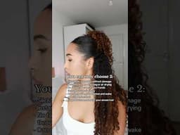 CURLY HAIR GOALS 😭 #choosetwo
