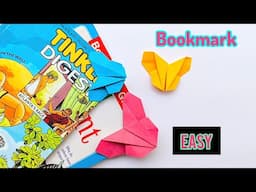 How to Make Paper Bookmark | Easy Paper Craft | Origami Bookmark #paperbookmark #easypapercraft