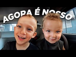 MEUS FILHOS GRAVARAM ESSE VÍDEO!