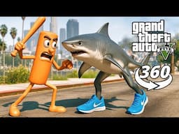 TRALALERO TRALALA Takes On TUNG TUNG TUNG in EPIC GTA 360 VR Battle!