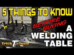 5 Things To Know Before Buying a Welding Table - Trick-tools.com