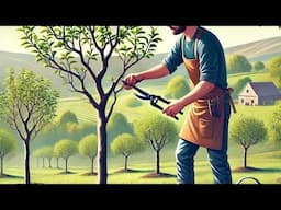 EASY NOT BORING Fruit tree pruning guide 2 to 3 year old trees.