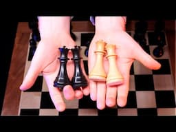 Learn The Four Queens Opening & Relax ♔ ASMR Chess on Wooden Board ♔