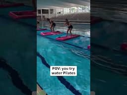 Would you try this? #pilates #pilatesexercises #pilatesworkout #pilateshome