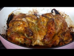 Honey Mustard Oven Roasted Chicken (Juicy)