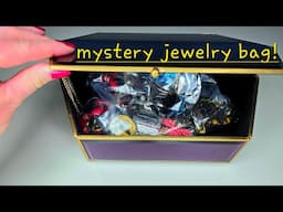 Unboxing Mystery Jewelry Bag from a Thrift Store! Worth It? $14 Thrifted Vintage Bag of Jewelry
