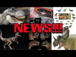 NEWS!!! New Mattel Jurassic World Rebirth Colossal Mosasaurus and T rex images!!! & much more!!!