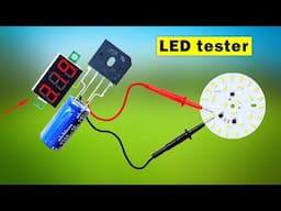 Simple Auto volt LED tester circuit DIY, Make all LED tester at home