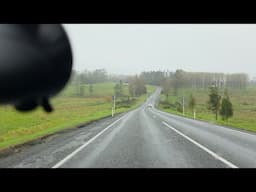 ASMR Relax Truck Driving In The Rain, Northern Auckland