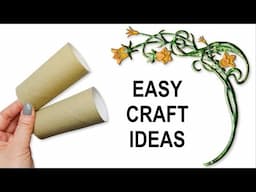 Amazing! I Create Colorful Decorations from Toilet Paper Rolls ♻️ 4 Lovely Reuse DIY Craft Ideas