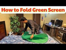 How to Fold Your Green Screen Like a PRO in 30 Seconds
