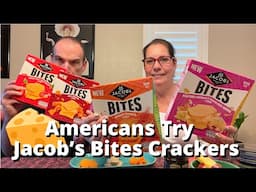 Americans Try Jacob's Bites Crackers PLUS Red Leicester and Truffle Cheddar