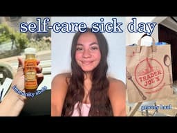 cozy sick day // homemade immunity shots, comfort soup, & grocery run!!