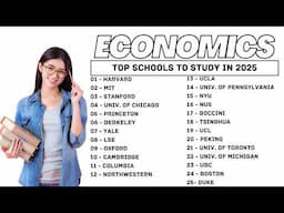 Top Universities in the World to Study Economics in 2025 | Think Econ