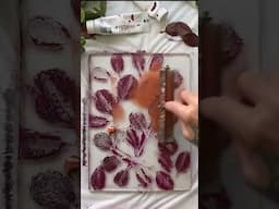 Making Unique Botanical Prints USING Leaves And Paint