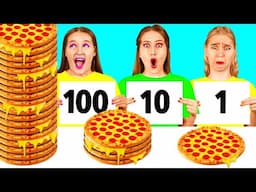 100 Layers of Food Challenge | Awesome Kitchen Hacks by Fun Challenge