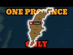 One Province Only Challenge | Age Of History 3
