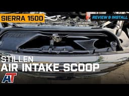 2019-2025 Sierra 1500 Stillen TruPower Cold Air Intake Scoop Review & Install