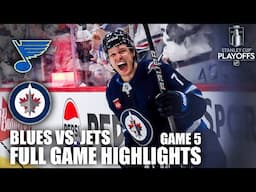 1st Round: St. Louis Blues vs. Winnipeg Jets Game 5 | Full Game Highights | ESPN NHL