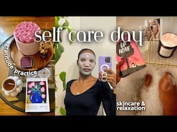 SELF CARE VLOG: A Cozy Reset Day in NYC | Affirmations, Skincare & Friendship 🛁🧖🏾‍♀️