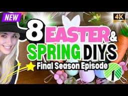 8 New Easter & Spring DIY Decor Ideas on a Budget! High End Dollar Tree Easter Decor