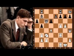 What happens when Bc4 Sicilian bishop removed? - Bobby Fisher vs Cardoso - Rd2