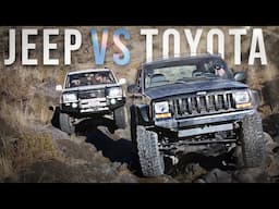 CAR WARS Jeep XJ vs Toyota Land Cruiser