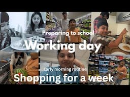 Working day#nurse in Germany #preparing to school/shooping for a week