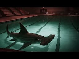 Surviving A Hammerhead Shark Pool Room..
