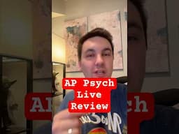 AP Psych Live Review Update!