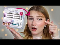 NEW KISS FALSCARA LASH EXTENSIONS AT HOME!