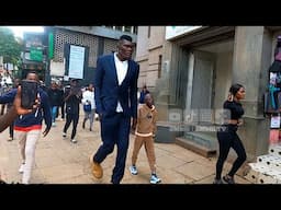 Bradley Goliath & Tenge Tenge Bring NAIROBI CBD into A Stand Still As They Walk Through The City!