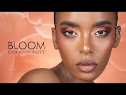 Soft Peach Glam ft. BLOOM EYESHADOW PALETTE | Natasha Denona Makeup