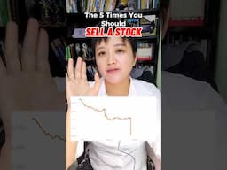 The 5 Times You Should Sell A Stock ⚠️ #stockmarket