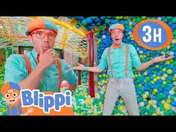 Explore and Escape Rainbow Ball Pits | Blippi and Meekah Best Friend Adventures | Educational Video