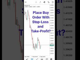 How To Place Your Forex Buy Order on MT4 #forex #trading #forextrading #shorts