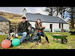 New Projects At Our 200 Year Old Cottage - Isle of Skye, Scottish Highlands - Ep112