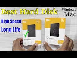 2025 Best External Hard Drive For LAPTOP/PC | WD 5TB My Passport Portable Hard Disk Drive USB 3.0