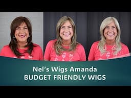 Shockingly affordable wig | Amanda is here in 3 colors!  Nel's wigs budget synthetic