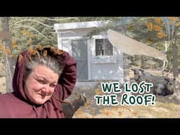 MASSIVE STORM rips through the homestead! WE LOST THE ROOF!