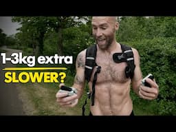 Does extra weight slow your RUNNING speed by much?