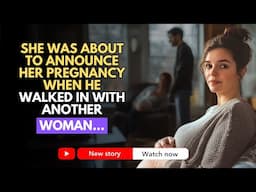 She Was About To Announce Her Pregnancy When He Walked In With Another Woman...