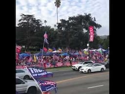 Apoyo a USA y a Donald Trump en California #protestas #trump