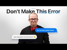 STOP Saying This in German! 'Nicht' vs 'Kein' - German  Negation Explained