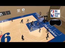 NBA Tabletop on Vision Pro - Live 3D Game