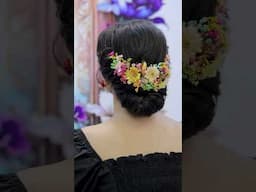 Advance Bun by:-@pylptelhairstylist. #braidal #simplehairstyle #hair #hairstyle #braidmaids