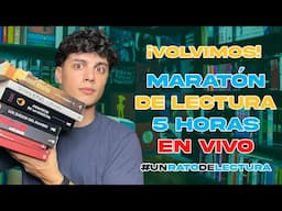 ¡MARATÓN DE LECTURA! 📚 Un Rato de lectura |  Método pomodoro
