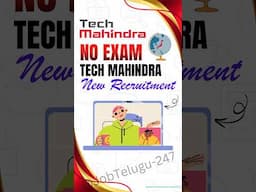 12th Pass Jobs Tech Mahindra