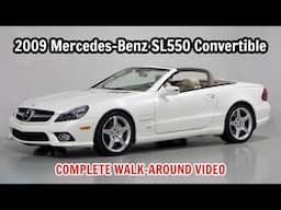 NEW ARRIVAL - 2009 Mercedes-Benz SL550 Roadster in Diamond White - SERVICED and GORGEOUS!